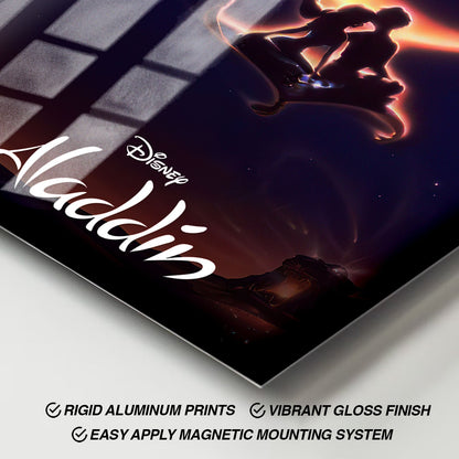 Flex Designs Metal Poster Aladdin Classic 11 x 17" Home Goods - Movie 1992 Movie Metal Poster