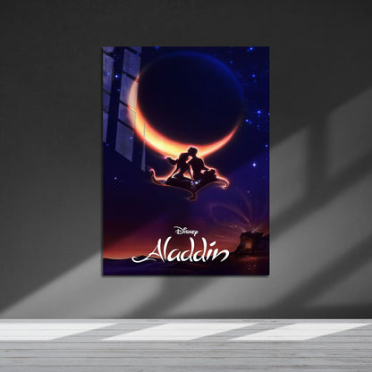Flex Designs Metal Poster Aladdin Classic 5 x 7" Home Goods - Movie 1992 Movie Metal Poster