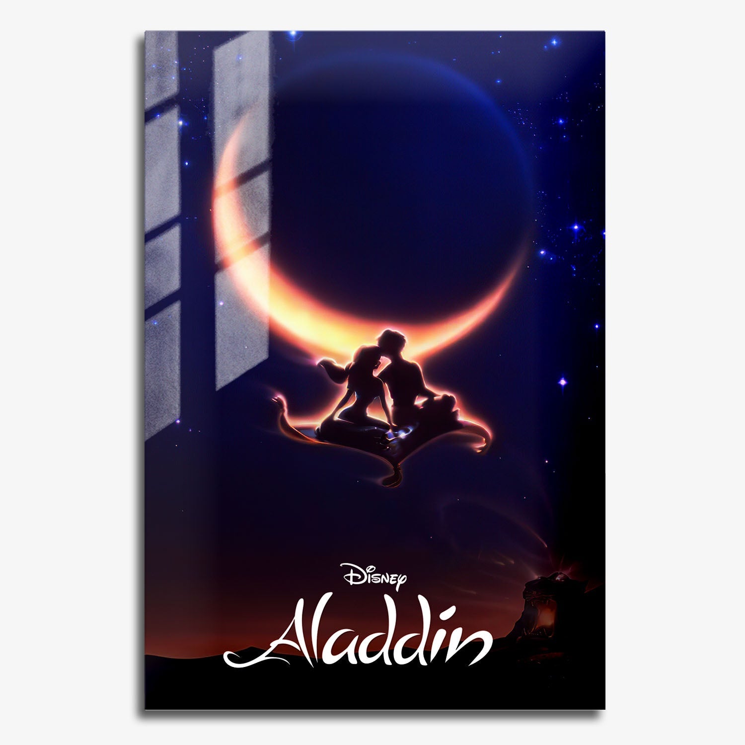 Flex Designs Metal Poster Aladdin Classic 11 x 17" Home Goods - Movie 1992 Movie Metal Poster