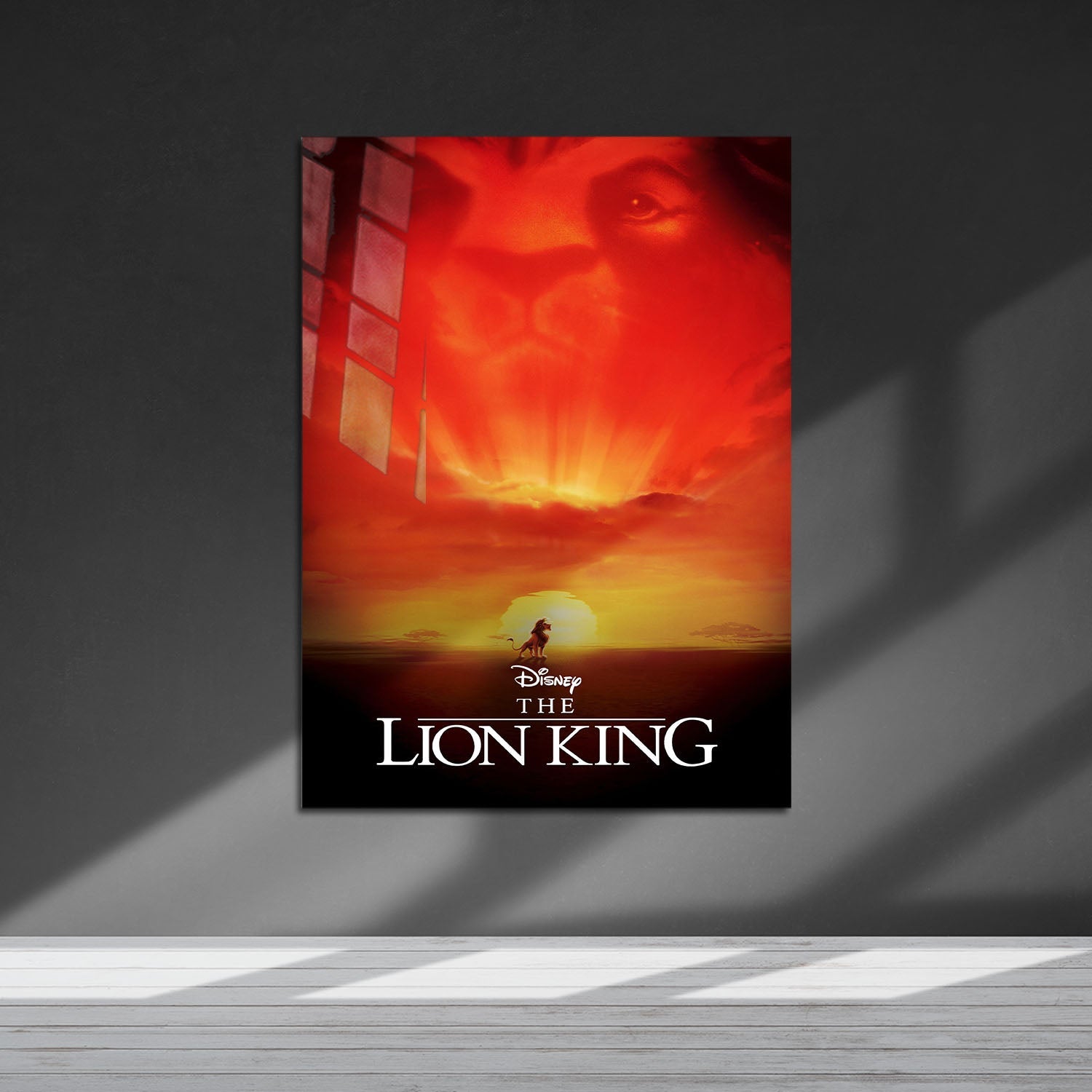 Flex Designs Metal Poster The Lion King Classic 5 x 7" Home Goods - Movie 1994 Movie Metal Poster