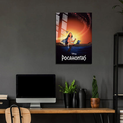Flex Designs Metal Poster Pocahontas Classic 5 x 7" Home Goods - Movie 1995 Movie Metal Poster
