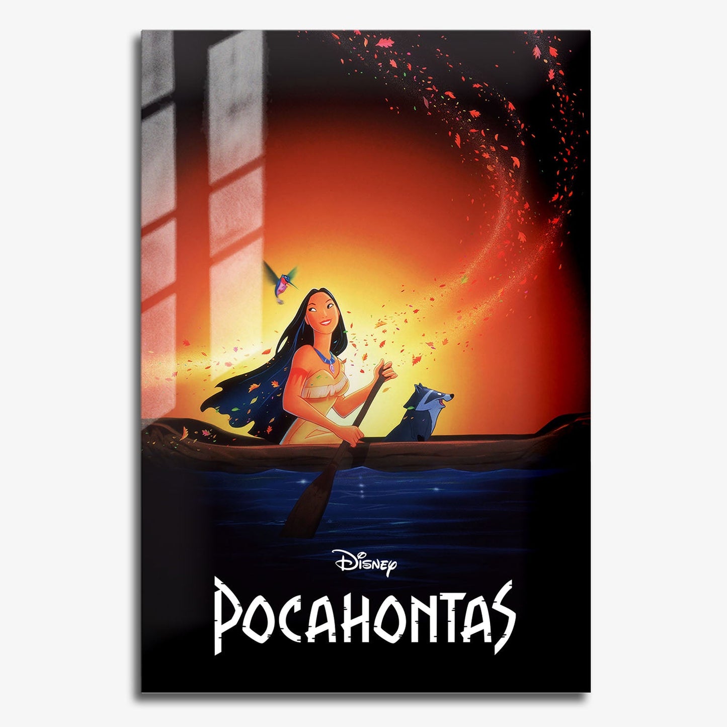Flex Designs Metal Poster Pocahontas Classic 11 x 17" Home Goods - Movie 1995 Movie Metal Poster