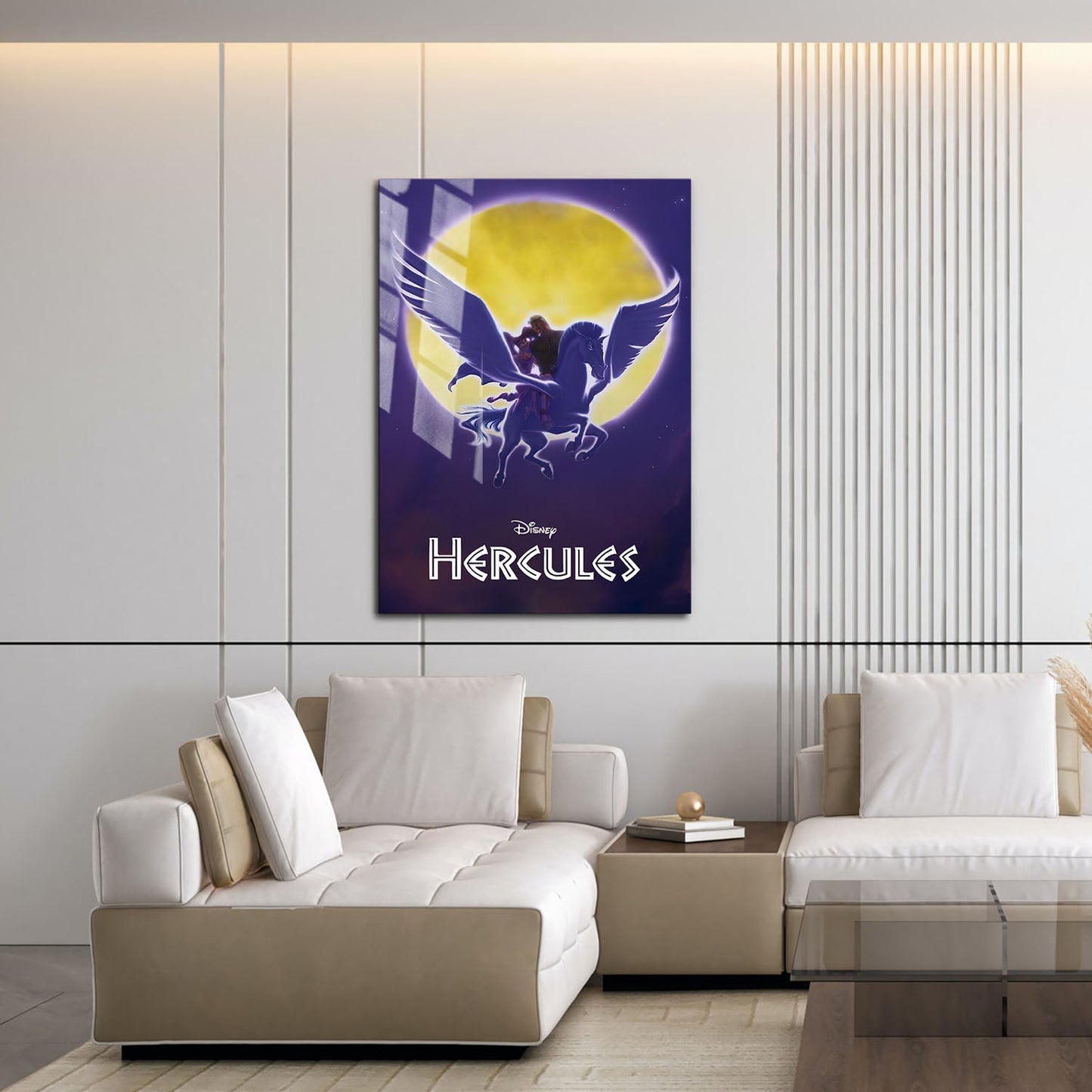 Flex Designs Metal Poster Hercules Classic 16 x 24" Home Goods - Movie 1997 Movie Metal Poster