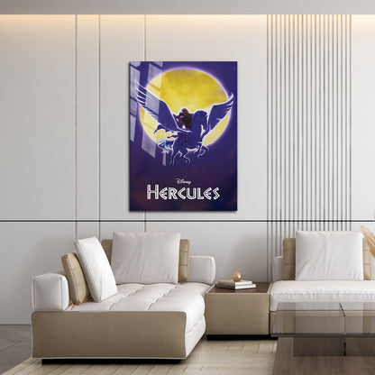 Flex Designs Metal Poster Hercules Classic 16 x 24" Home Goods - Movie 1997 Movie Metal Poster