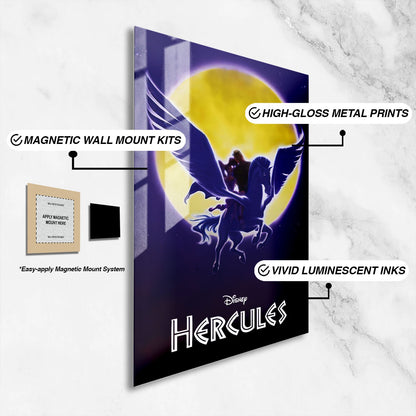Flex Designs Metal Poster Hercules Classic 16 x 24" Home Goods - Movie 1997 Movie Metal Poster