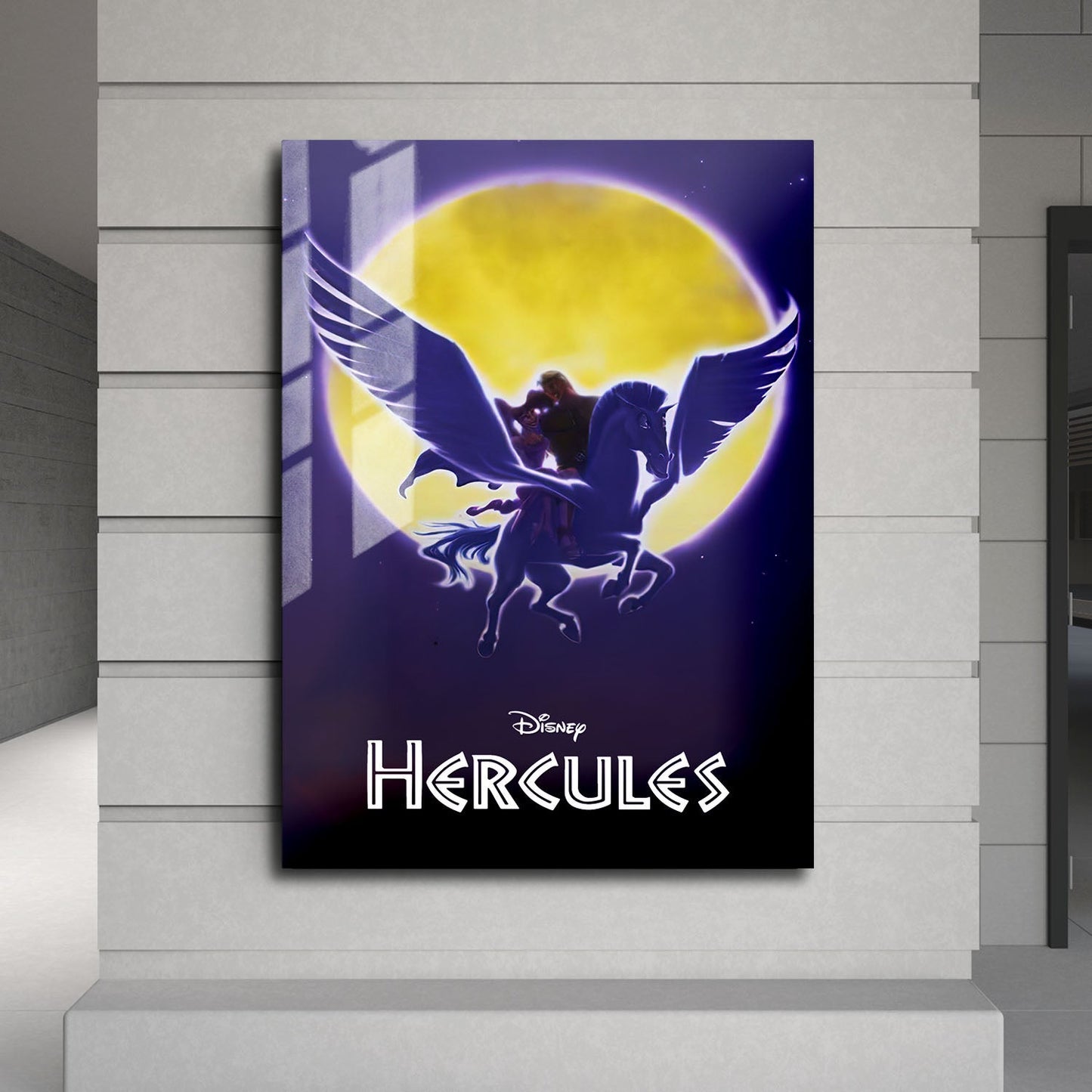 Flex Designs Metal Poster Hercules Classic 24 x 36" Home Goods - Movie 1997 Movie Metal Poster