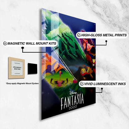 Flex Designs Metal Poster Fantasia 2000 Classic 16 x 24" Home Goods - Movie 2000 Movie Metal Poster