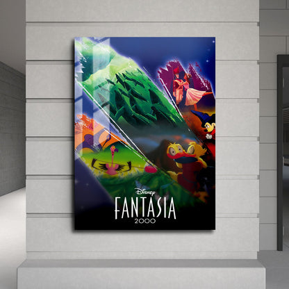 Flex Designs Metal Poster Fantasia 2000 Classic 24 x 36" Home Goods - Movie 2000 Movie Metal Poster