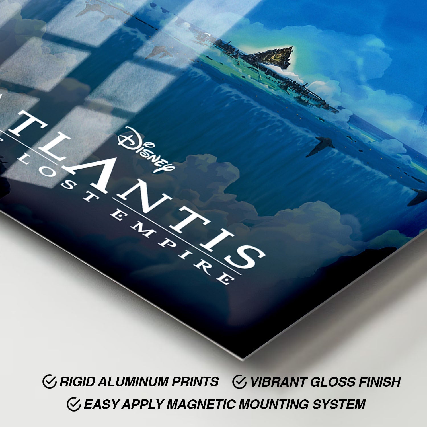 Flex Designs Metal Poster Atlantis The Lost Empire Classic 11 x 17" Home Goods - Movie 2001 Movie Metal Poster