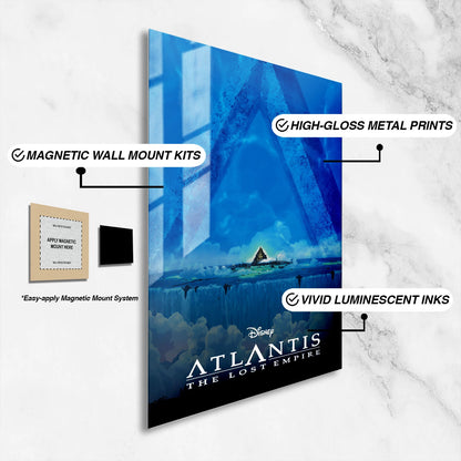 Flex Designs Metal Poster Atlantis The Lost Empire Classic 16 x 24" Home Goods - Movie 2001 Movie Metal Poster