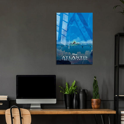 Flex Designs Metal Poster Atlantis The Lost Empire Classic 5 x 7" Home Goods - Movie 2001 Movie Metal Poster
