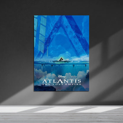 Flex Designs Metal Poster Atlantis The Lost Empire Classic 5 x 7" Home Goods - Movie 2001 Movie Metal Poster