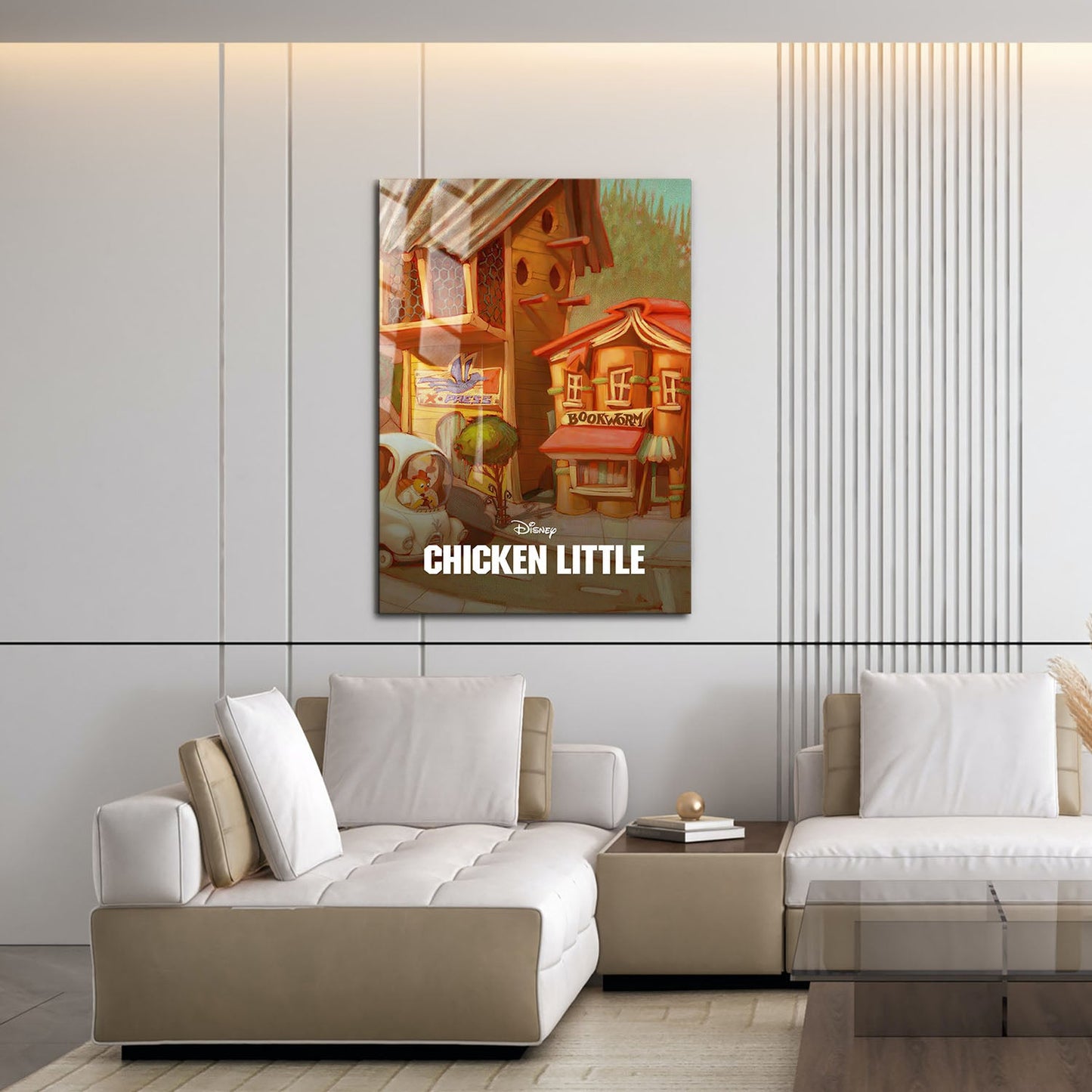 Flex Designs Metal Poster Chicken Little Classic 16 x 24" Home Goods - Movie 2005 Movie Metal Poster