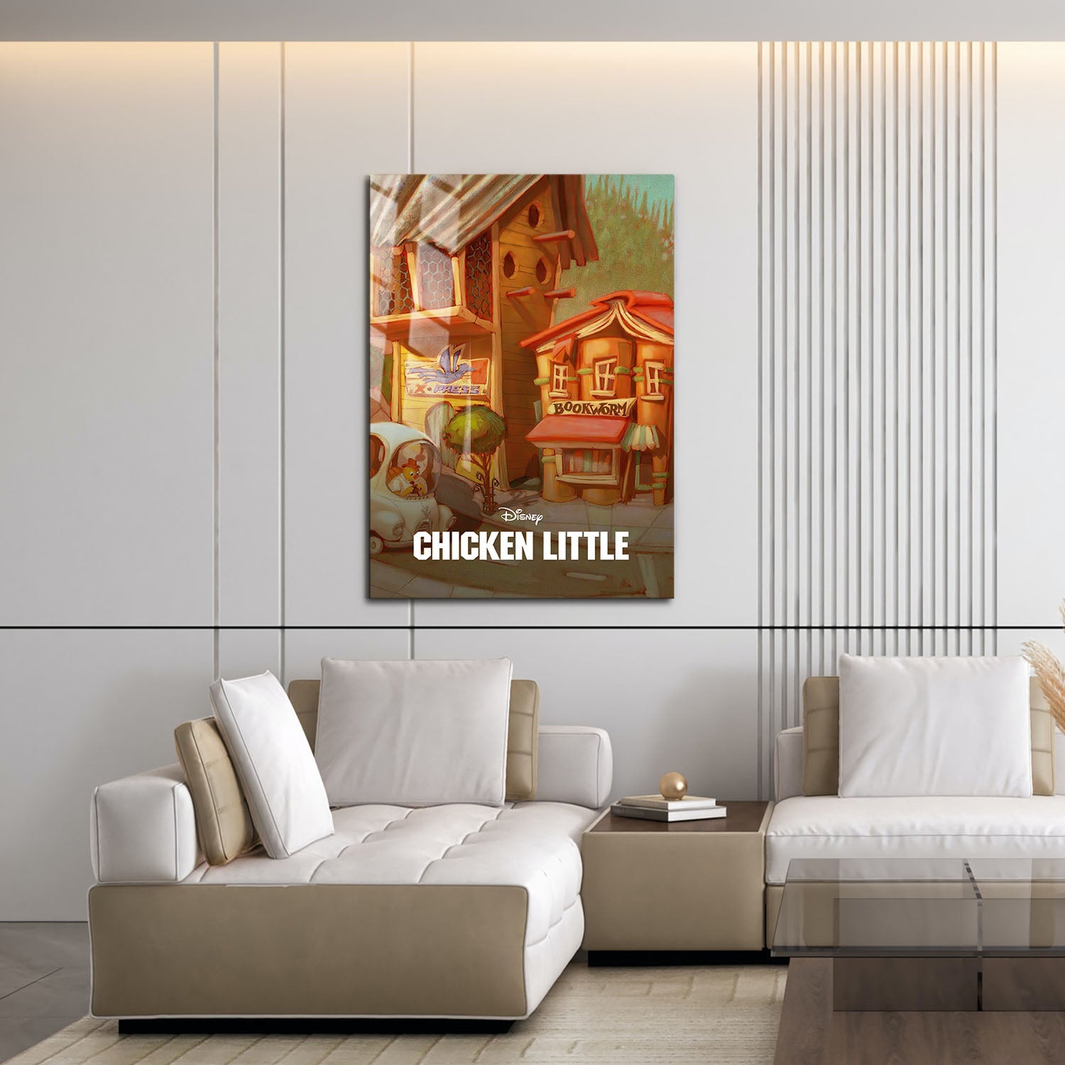 Flex Designs Metal Poster Chicken Little Classic 16 x 24" Home Goods - Movie 2005 Movie Metal Poster