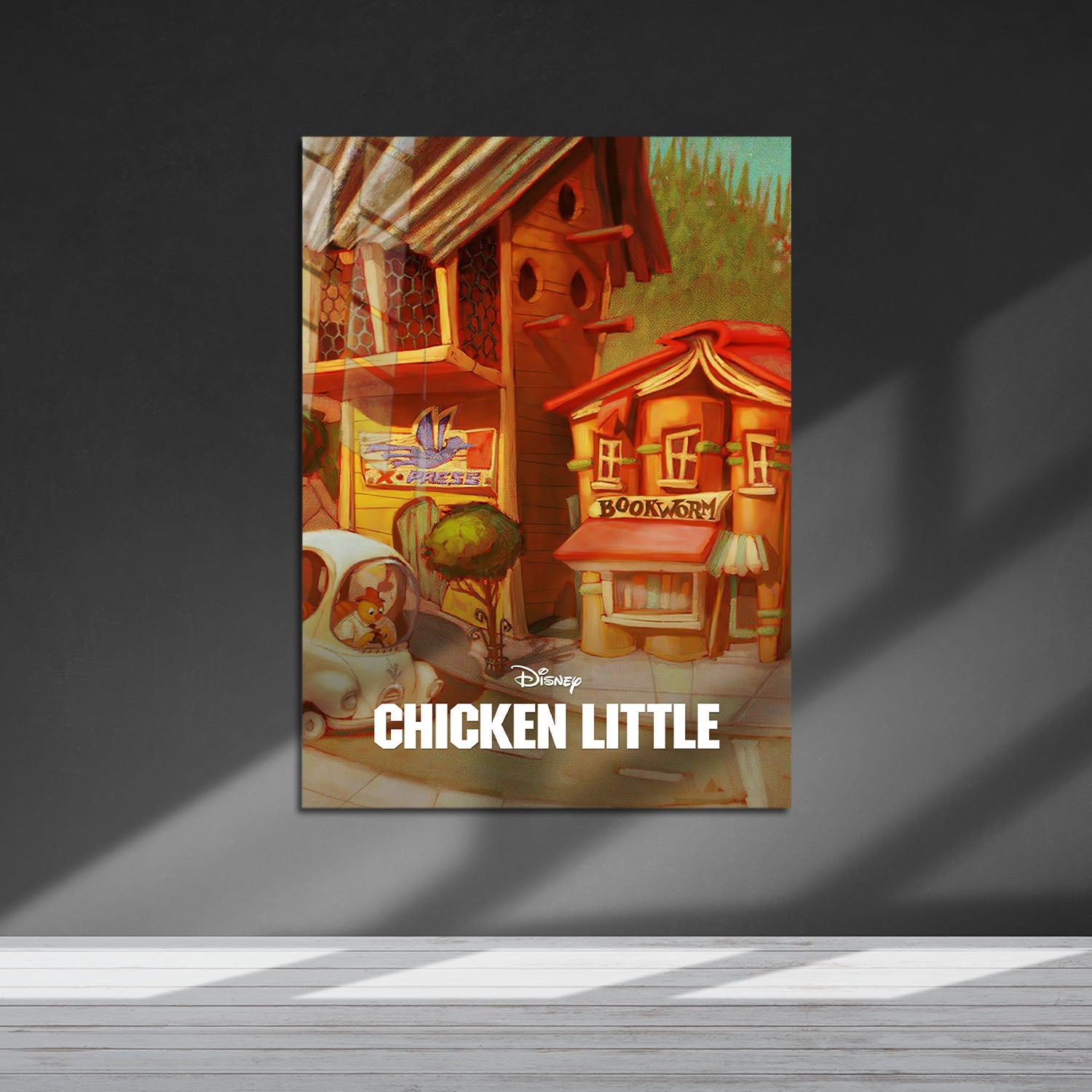 Flex Designs Metal Poster Chicken Little Classic 5 x 7" Home Goods - Movie 2005 Movie Metal Poster