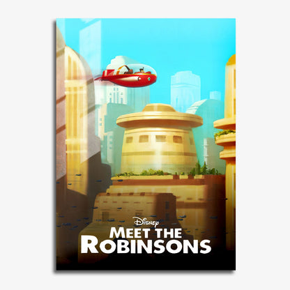 Flex Designs Metal Poster Meet the Robinsons Classic 11 x 17" Home Goods - Movie 2007 Movie Metal Poster