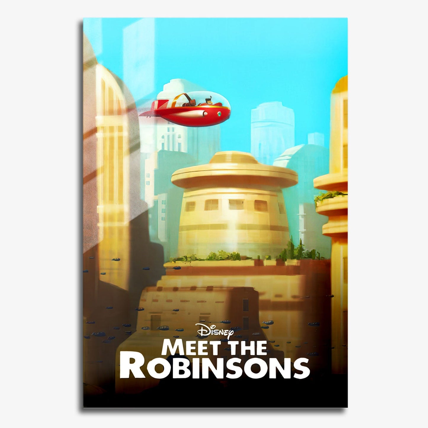 Flex Designs Metal Poster Meet the Robinsons Classic 11 x 17" Home Goods - Movie 2007 Movie Metal Poster