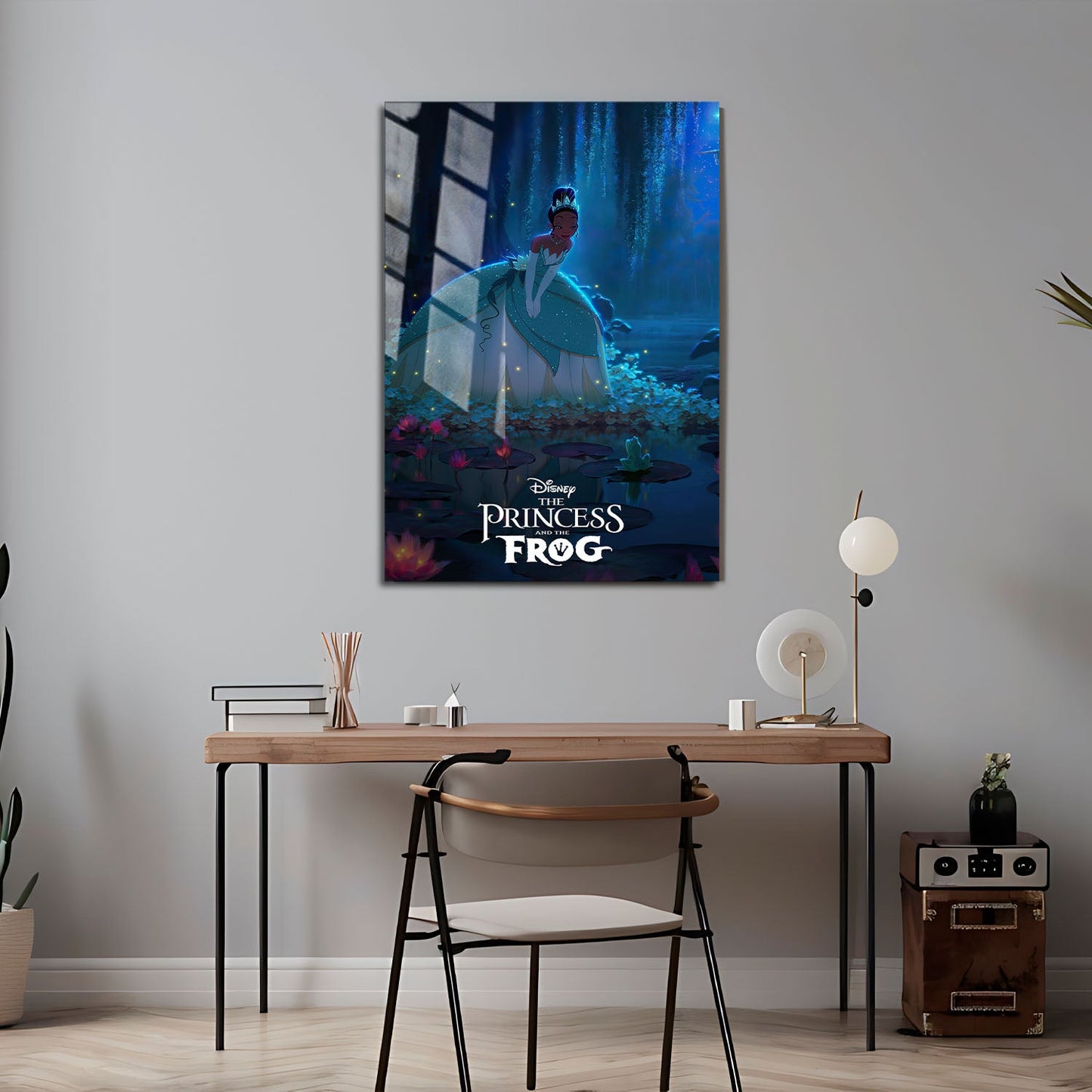 Flex Designs Metal Poster The Princess and the Frog Classic 24 x 36" Home Goods - Movie 2009 Movie Metal Poster