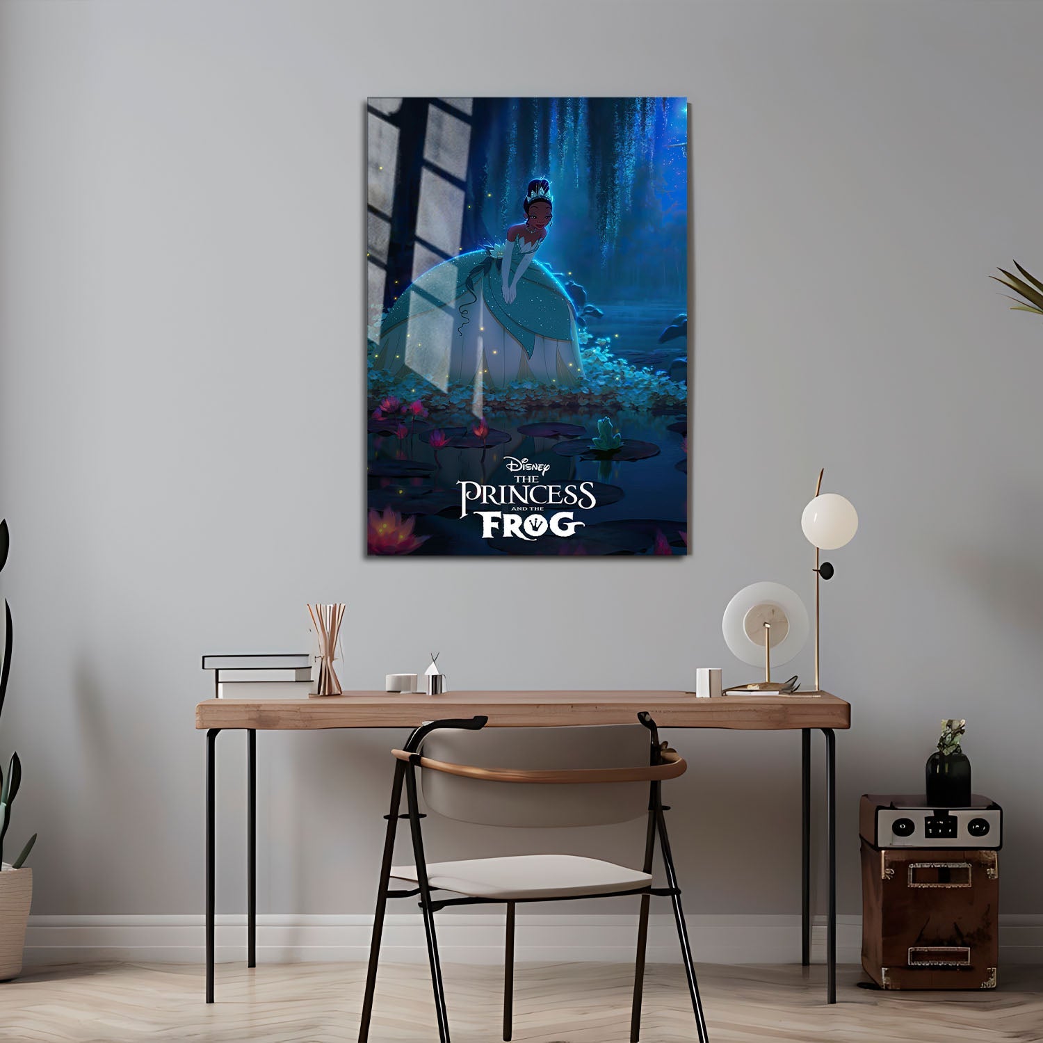 Flex Designs Metal Poster The Princess and the Frog Classic 24 x 36" Home Goods - Movie 2009 Movie Metal Poster