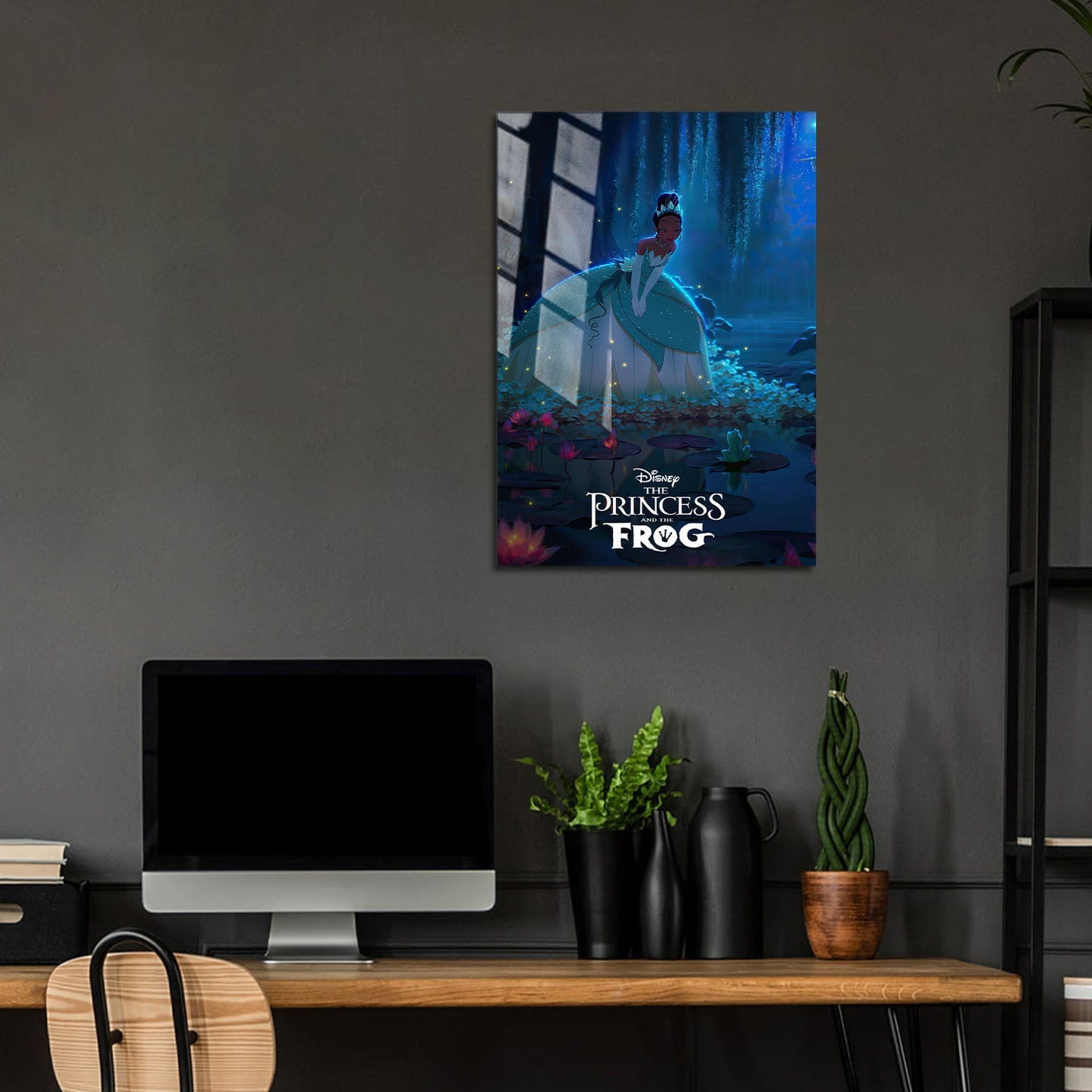 Flex Designs Metal Poster The Princess and the Frog Classic 5 x 7" Home Goods - Movie 2009 Movie Metal Poster
