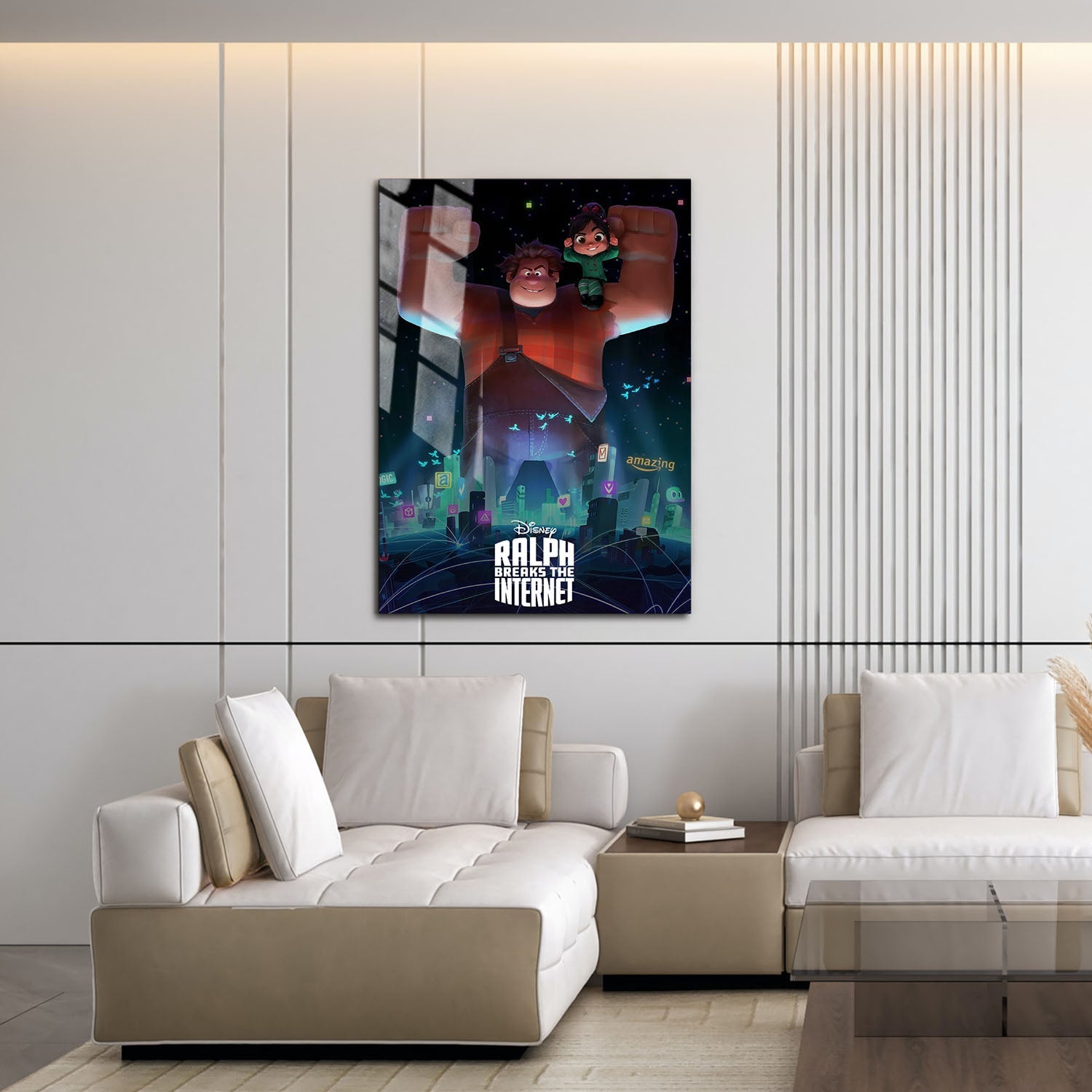 Flex Designs Metal Poster Ralph Breaks the Internet Classic 16 x 24" Home Goods - Movie 2018 Movie Metal Poster