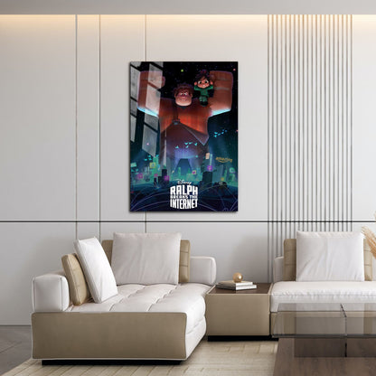 Flex Designs Metal Poster Ralph Breaks the Internet Classic 16 x 24" Home Goods - Movie 2018 Movie Metal Poster