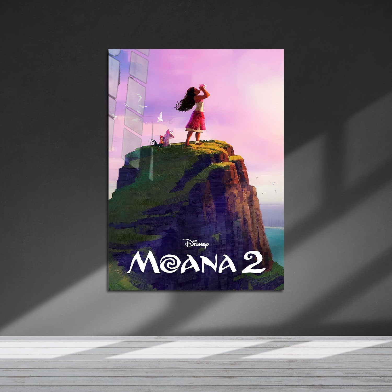 Flex Designs Metal Poster Moana 2 Classic 5 x 7" Home Goods - Movie 2024 Movie Metal Poster