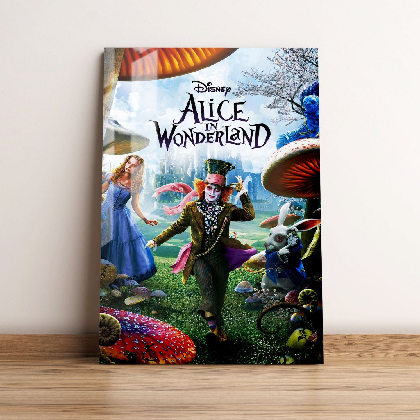 Alice in Wonderland Live Action Movie Metal Poster