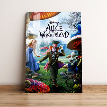 Alice in Wonderland Live Action Movie Metal Poster