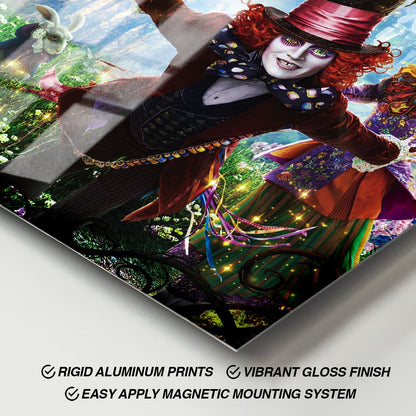 Flex Designs Metal Poster Alice Through the Looking Glass Live Action 11 x 17" Home Goods - Movie 2016 Movie Metal Poster