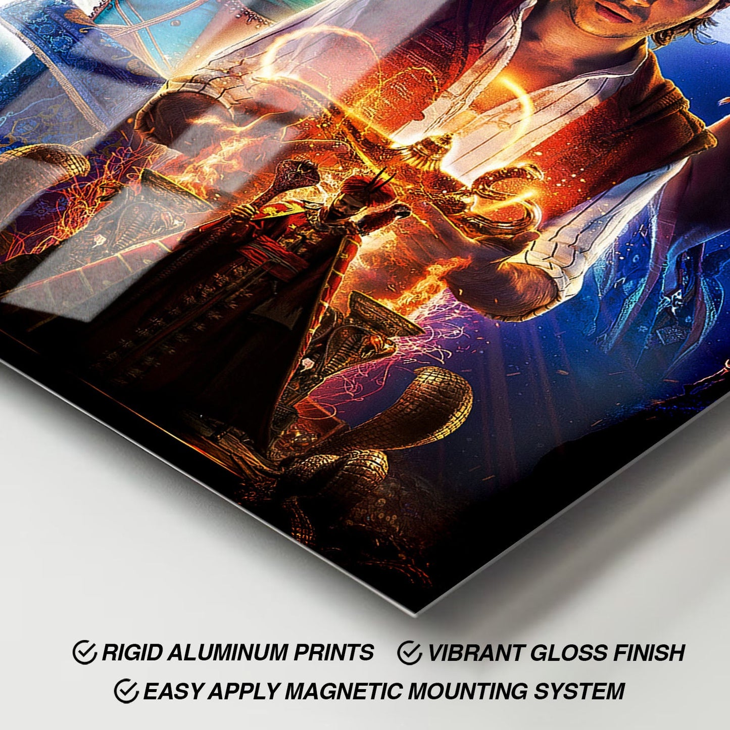 Flex Designs Metal Poster Aladdin Live Action 11 x 17" Home Goods - Movie 2019 Movie Metal Poster