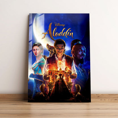 Aladdin Live Action Movie Metal Poster