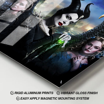 Flex Designs Metal Poster Maleficent Mistress of Evil Live Action 11 x 17" Home Goods - Movie 2019 Movie Metal Poster