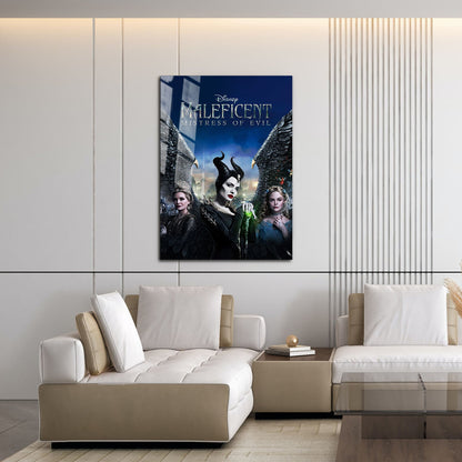 Flex Designs Metal Poster Maleficent Mistress of Evil Live Action 16 x 24" Home Goods - Movie 2019 Movie Metal Poster