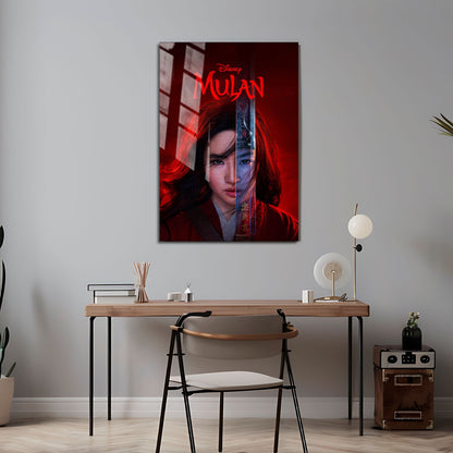 Flex Designs Metal Poster Mulan Live Action 24 x 36" Home Goods - Movie 2020 Movie Metal Poster