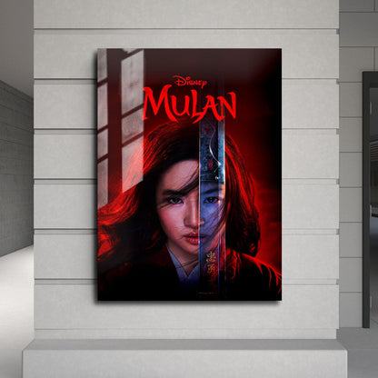 Flex Designs Metal Poster Mulan Live Action 24 x 36" Home Goods - Movie 2020 Movie Metal Poster