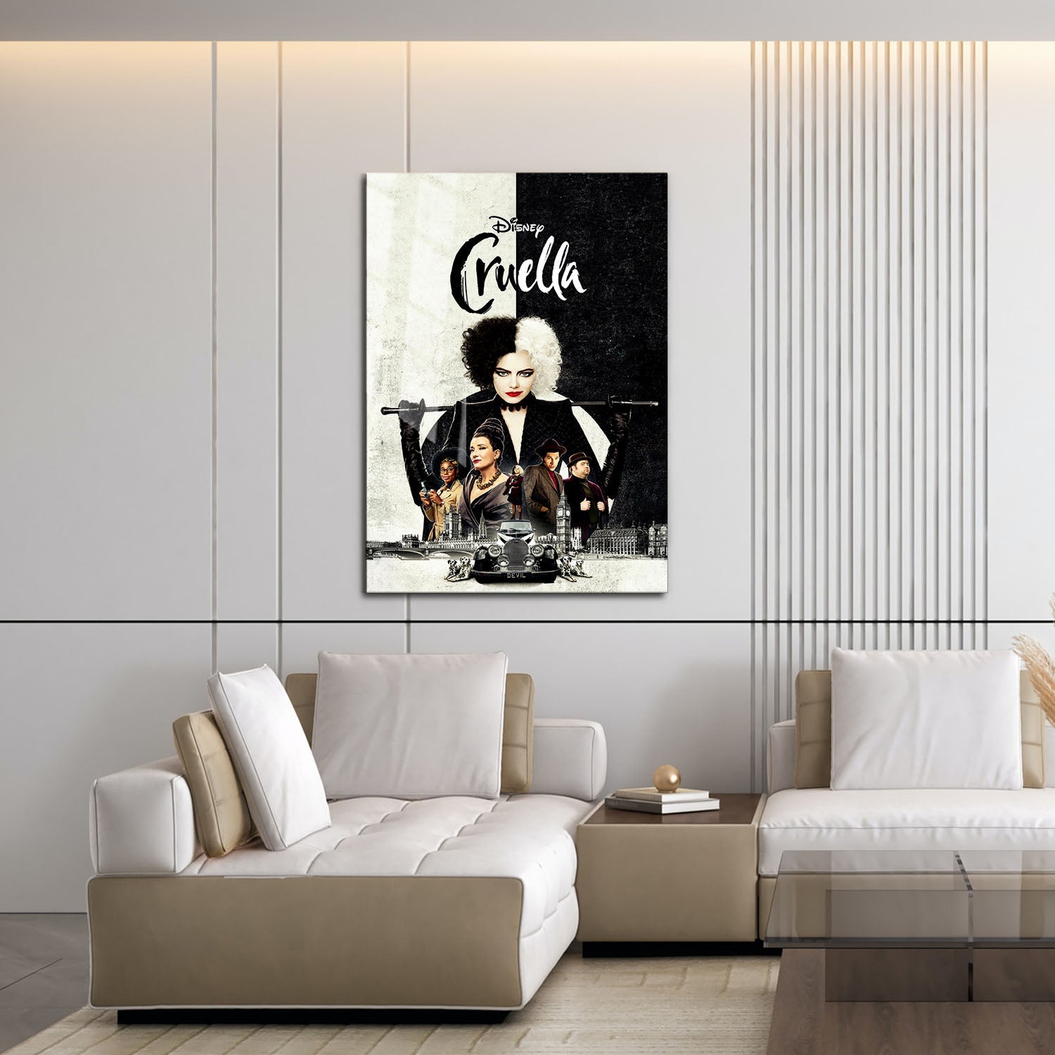 Flex Designs Metal Poster Cruella Live Action 16 x 24" Home Goods - Movie 2021 Movie Metal Poster