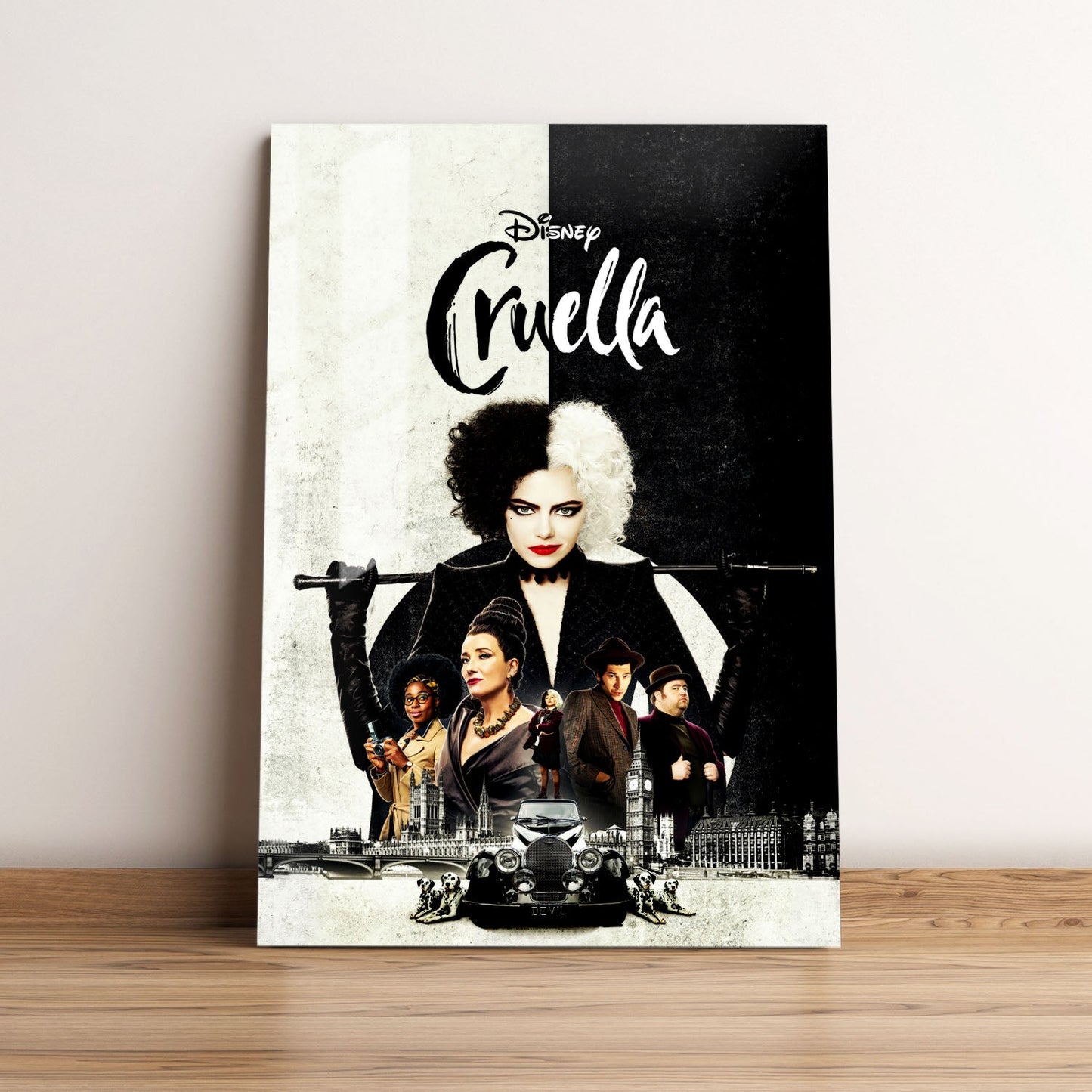 Cruella Live Action Movie Metal Poster