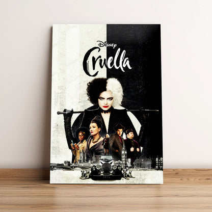 Cruella Live Action Movie Metal Poster