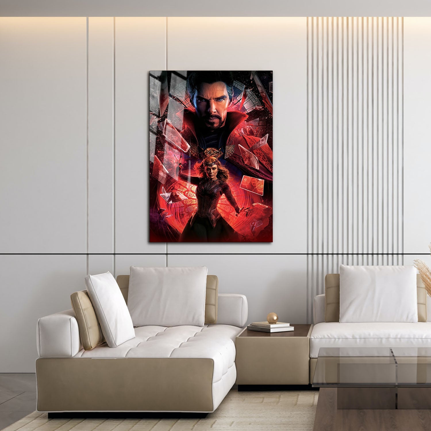 Flex Designs Metal Poster Doctor Strange in the Multiverse of Madness Key Art 16 x 24" Home Goods - Movie 2022 Movie Metal Poster