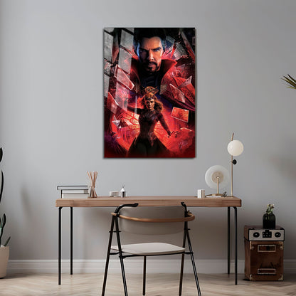 Flex Designs Metal Poster Doctor Strange in the Multiverse of Madness Key Art 24 x 36" Home Goods - Movie 2022 Movie Metal Poster