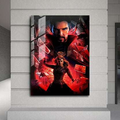 Flex Designs Metal Poster Doctor Strange in the Multiverse of Madness Key Art 24 x 36" Home Goods - Movie 2022 Movie Metal Poster
