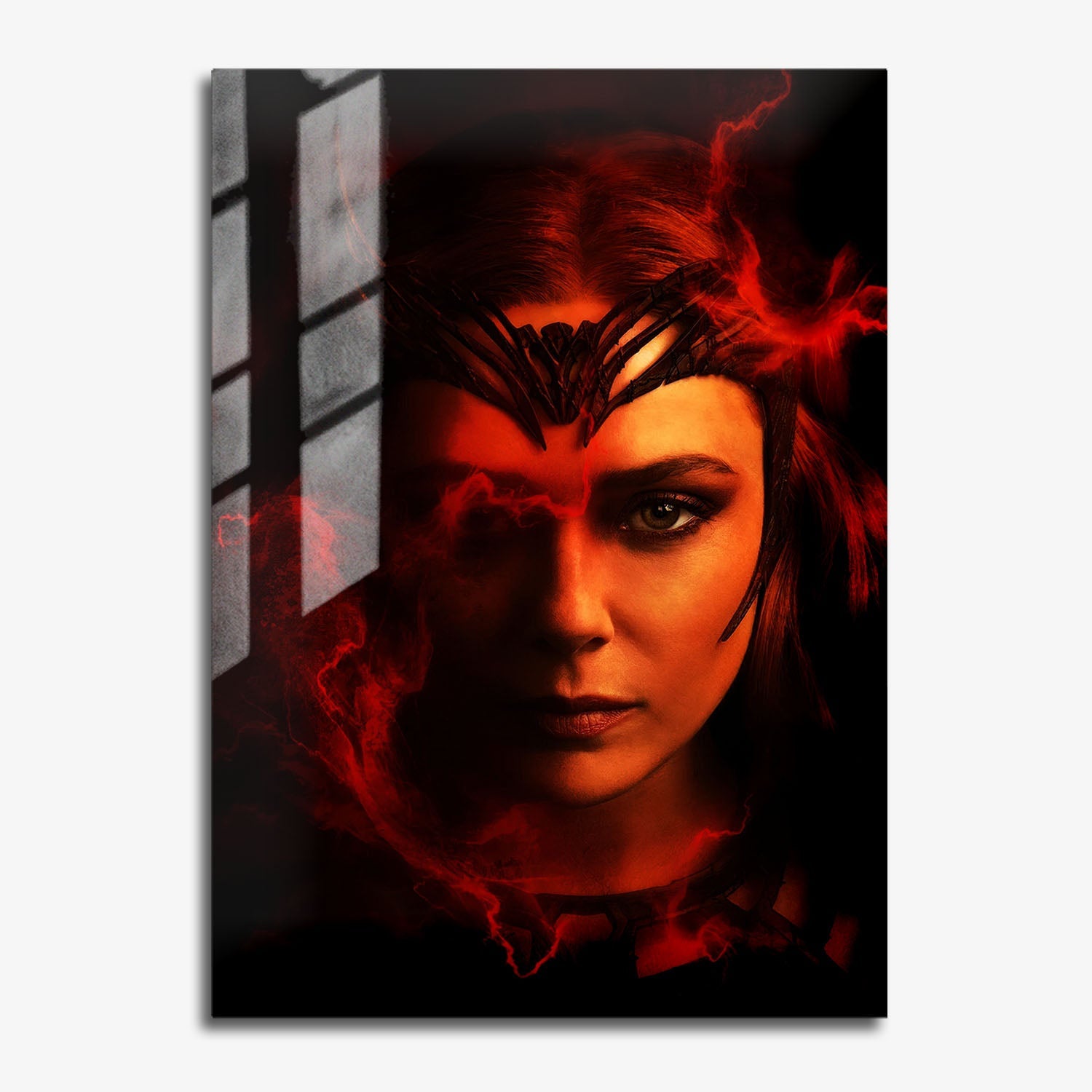 Flex Designs Metal Poster Doctor Strange in the Multiverse of Madness Wanda 11 x 17" Home Goods - Movie 2022 Movie Metal Poster