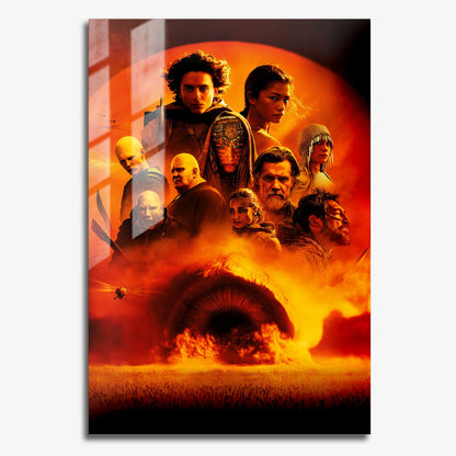 Flex Designs Metal Poster Dune - Part Two Key Art 11 x 17" Home Goods - Movie 2024 Movie Metal Poster