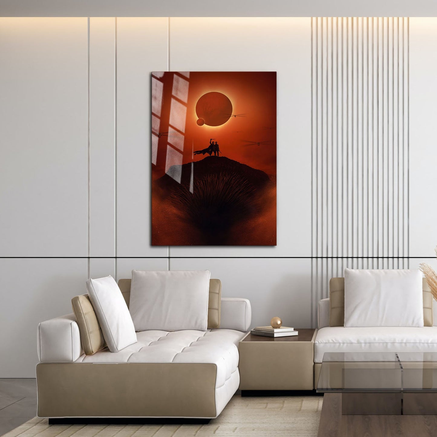 Flex Designs Metal Poster Dune - Part Two Minimalist 16 x 24" Home Goods - Movie 2024 Movie Metal Poster