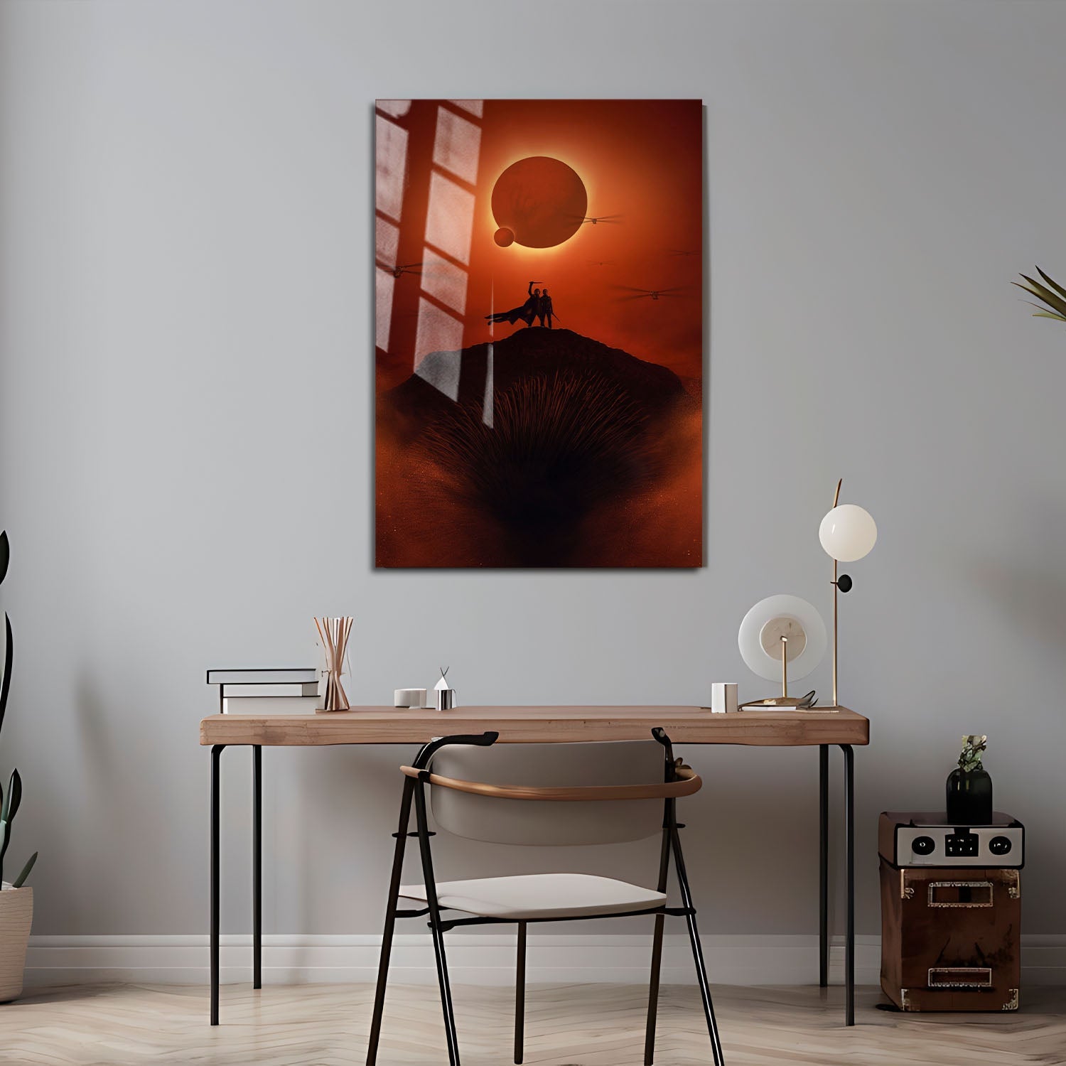 Flex Designs Metal Poster Dune - Part Two Minimalist 24 x 36" Home Goods - Movie 2024 Movie Metal Poster