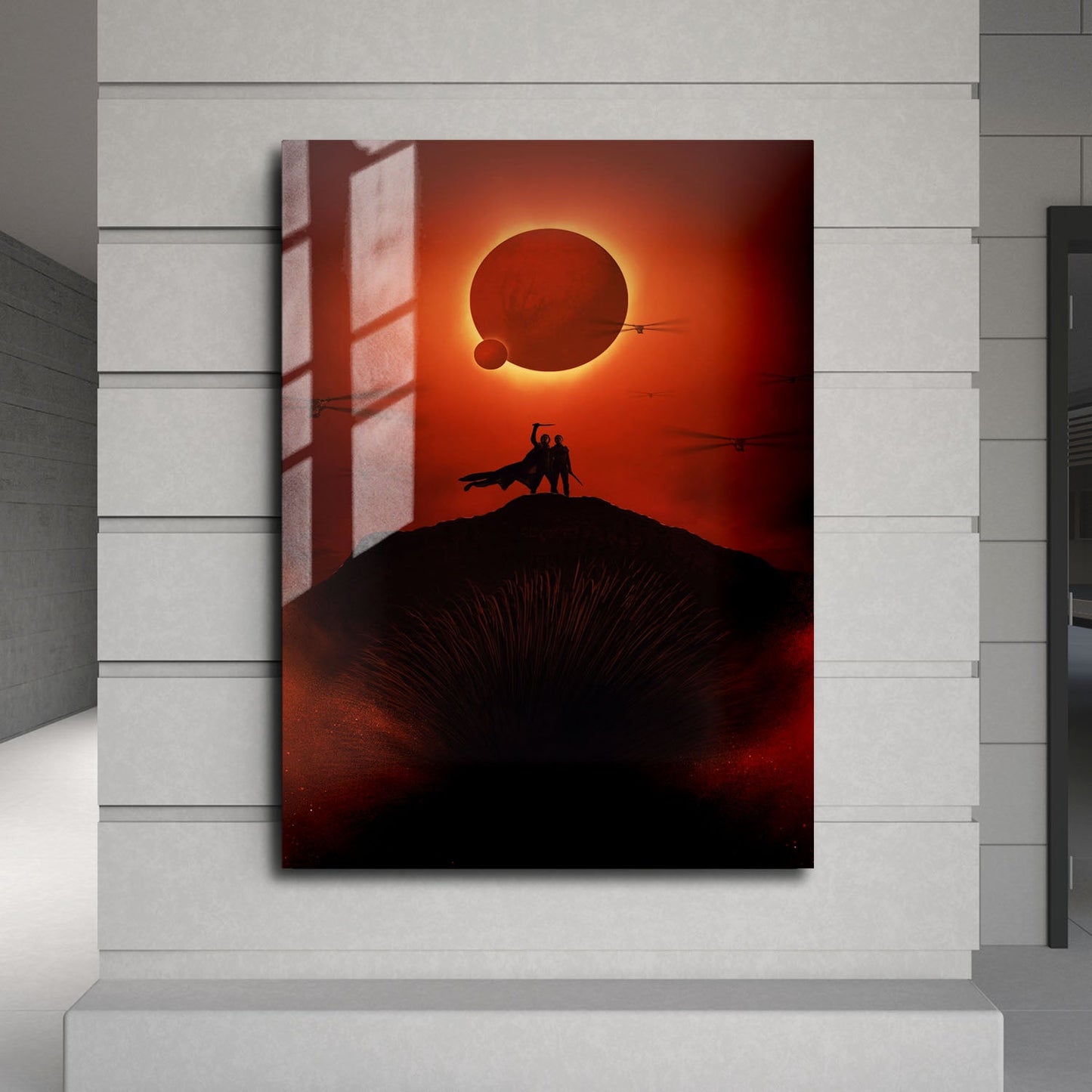Flex Designs Metal Poster Dune - Part Two Minimalist 24 x 36" Home Goods - Movie 2024 Movie Metal Poster