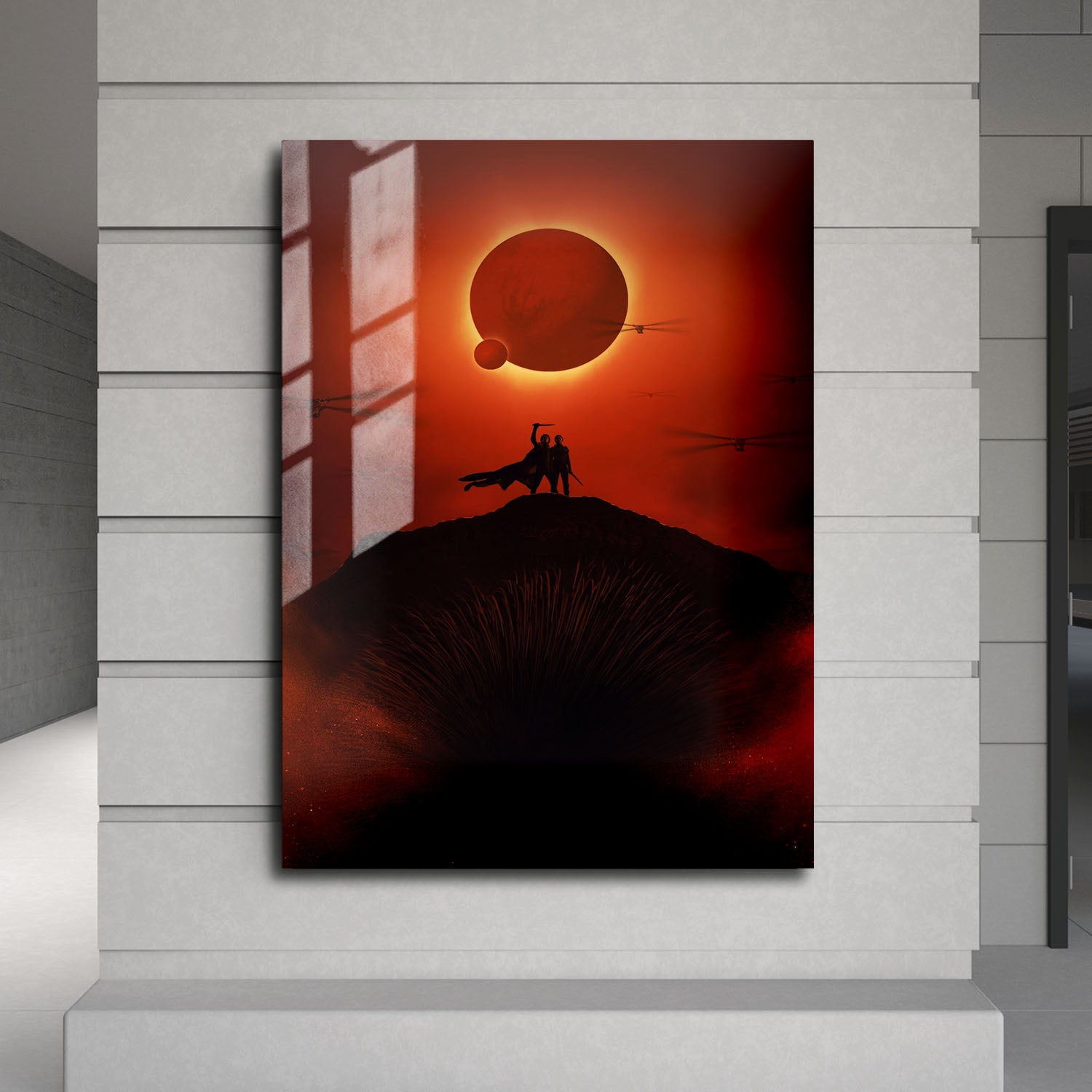 Flex Designs Metal Poster Dune - Part Two Minimalist 24 x 36" Home Goods - Movie 2024 Movie Metal Poster