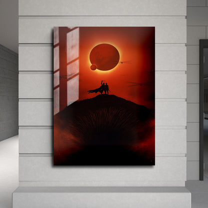 Flex Designs Metal Poster Dune - Part Two Minimalist 24 x 36" Home Goods - Movie 2024 Movie Metal Poster