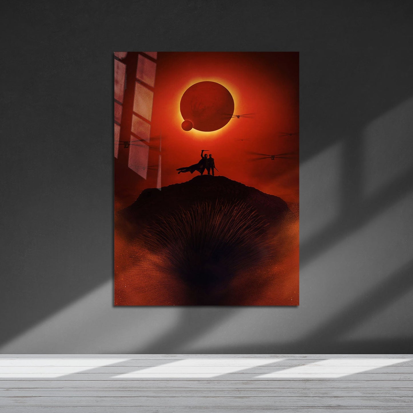 Flex Designs Metal Poster Dune - Part Two Minimalist 5 x 7" Home Goods - Movie 2024 Movie Metal Poster